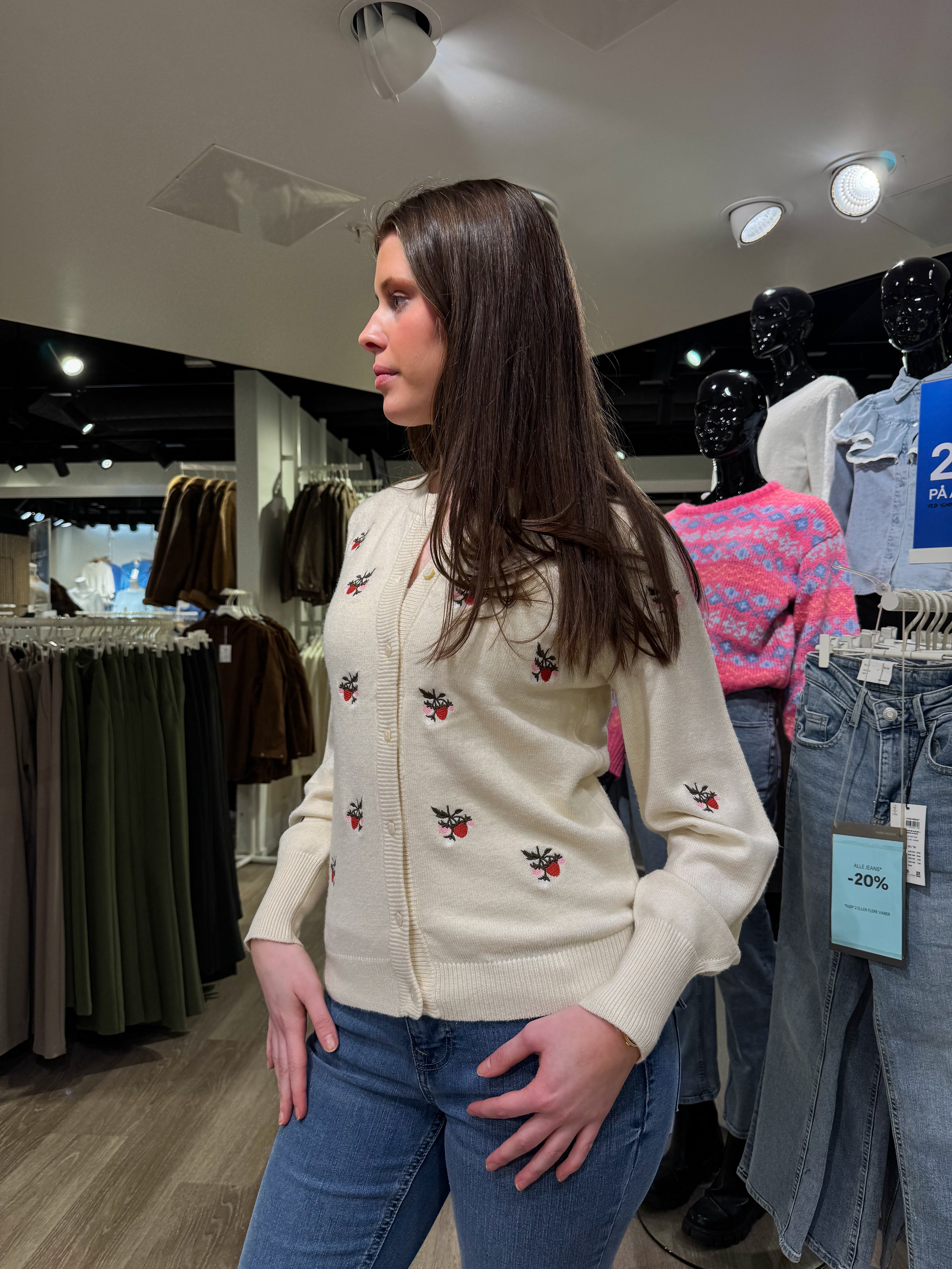 OBJEBBA Knit Cardigan - Birch